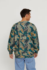 Teal Printed
