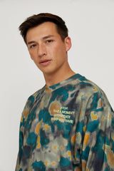 Teal Printed