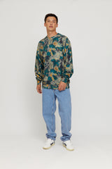 Teal Printed
