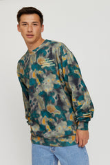 Teal Printed