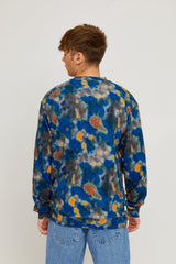 Navy Printed