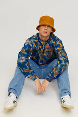 Navy Printed
