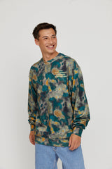 Teal Printed